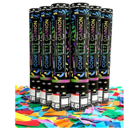 Multicolor Confetti Cannons | 6 PACK