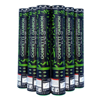 Green Mylar Confetti Cannon | 6 PACK