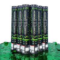 Green Mylar Confetti Cannon | 6 PACK