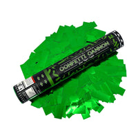 Green Mylar Confetti Cannon | 6 PACK