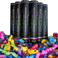 Multicolor Streamer Cannons | 6 PACK