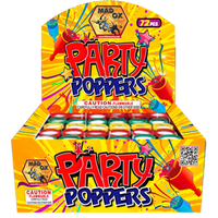 Pull String Party Poppers (72 pcs)