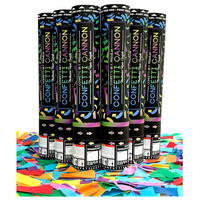 Multicolor Confetti Cannons | 6 PACK
