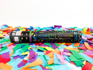 Multicolor Confetti Cannons | 6 PACK